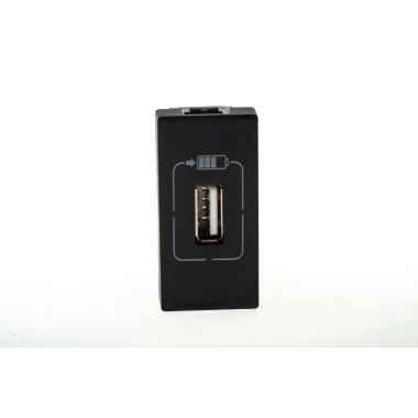Carregador 1X USB 1100mA 1M PRETA - PIAL Plus+