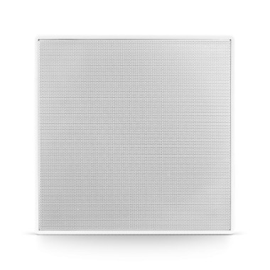 Caixa de Som Arandela Quadrada 6" Coaxial 50W com Telar de Alumínio BRANCA - FRAHM