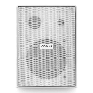 Caixa de Som Passiva PS200 New Retangular 60W (PAR) com Suporte BRANCA - FRAHM